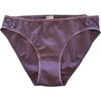 HERMKO Slip 503270 Baumwolle/Elastan Mini Slip mit schöner seitlichen Spitze