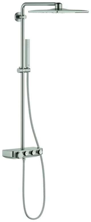 GROHE Duschsystem Euphoria SmartControl 310 Cube Duo 26508 THM supersteel, 26508DC0 26508DC0