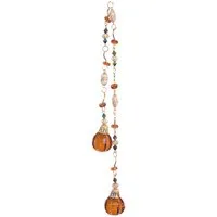 Saraswati Hängedekoration Raumschmuck Acryl Ornament amber 3x50cm