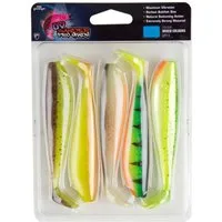 FOX International Kunstköder, Fox Rage Zander Pro Shad 7.5cm x5 Mixed UV colour Pack Gummifisch Set