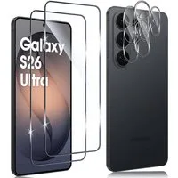 SmartUP Displayschutzglas 2X Schutzglas für Samsung Galaxy S26 Ultra Display Kamera Panzerglas für Samsung Galaxy S26 Ultra, Rundumschutz