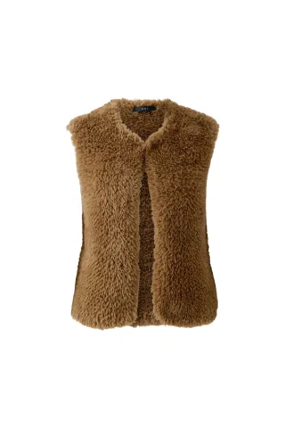 Oui - Strickweste brown - Gr. - 34