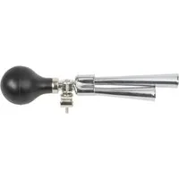 M-Wave Fahrradklingel Ballhupe Zweiklang 270 mm verchromt, (2-tlg) Zweiklang