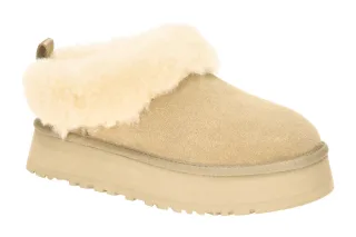 UGG 1171393 MDSD TAZZELLE Beige Warmfutter Slipper Lammfell Halbschuhe