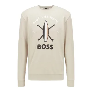 Boss - "Ride The Wave" Sweatshirt für Herren (Beige)