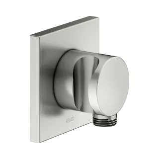 Keuco Schlauchanschluss IXMO 59592, m. Brausehalter, eckig,Edelstahl-finish, 59592060002 59592060002
