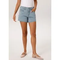 Aniston CASUAL Shorts in trendiger Used-Waschung