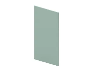 Tece profil Paneelplatte Gips-KT 1350 x 625 x 18 mm Feuchtraum, 9200000 9200000