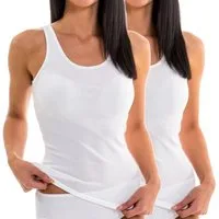 HERMKO Achseltop 61310 (Pack, 2er) Tank Top, Achselhemd, Sportunterhemd, baisc, atmungsaktiv