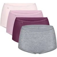 sloggi Maxislip Originals Basic (4-St) Hoher Slip, Taillenslip, High Waist Slip