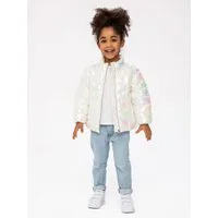 MINOTI Steppjacke Jacke für Mädchen Metallic-Look, ohne Kapuze