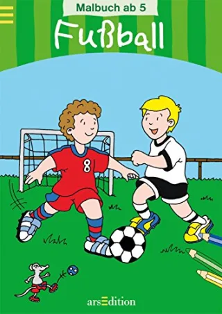 Malb.ab 5: Fussball Malbuch