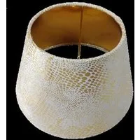 AMBIENTE-LEBENSART.DE Lampenschirm Gold Dust Samt elitär elegant konische Form Ø 25m
