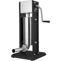 Zelsius Wurstfüllaufsatz Profi Wurstfüllmaschine, 5 Liter, schwarz, Edelstahl