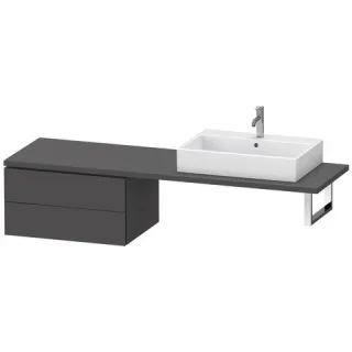 Duravit L-Cube Unterschrank für Konsole Graphit Matt 720x547x400 mm - LC585904949 LC585904949