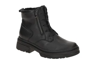 Waldl?ufer 930802 Damen Stiefeletten Schwarz H-AMARA Weitabsatz