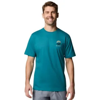 Columbia - "Kettle River" T-Shirt für Herren, Für Außen (Grün)