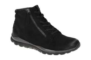 Gabor 76.868.47 Rollingsott Damen Stiefeletten Schwarz - bequeme Keilabsatz S...