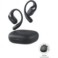 Shokz Shokz OpenFit 2+ Black + Case Bluetooth-Kopfhörer (Active Noise Cancelling (ANC), Mit Schutzhülle)
