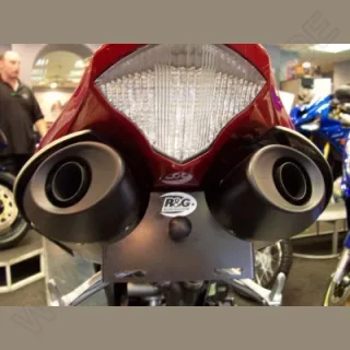 R&amp;G Kennzeichenhalter Heckumbau Yamaha YZF 1000 R1 Typ: RN12 Bj. 2004-2006 eintragungsfrei