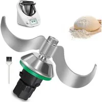 SURFOU Flügelmesser Teigmesser Ersatz für Thermomix TM5 TM6 TM7, Edelstahl Teigmischmesser, Kein Teigrückstand, leicht zu reinigen, für Vorwerk Küchenmaschinen