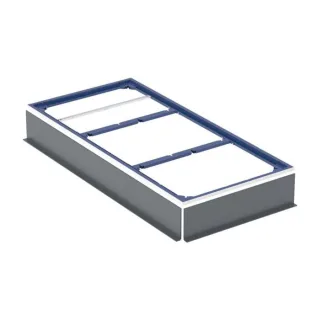 Geberit Duofix Installationsrahmen 551510001 80 x 170 cm, für Duschfläche, für 10 Füße