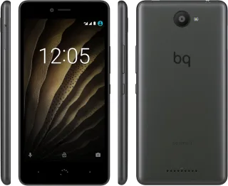 BQ Aquaris U 16GB [Dual-Sim] schwarz/grau