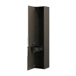 Burgbad Hochschrank Eqio 1760x350x320 Grau Hochglanz, HSBA035LF2010 HSBA035LF2010