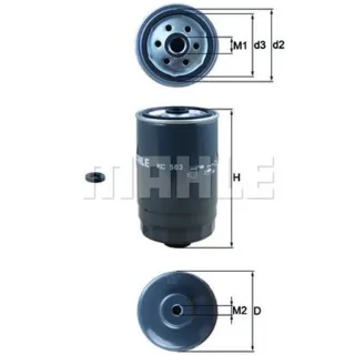 Mahle Kraftstofffilter Hyundai Kia KC503D