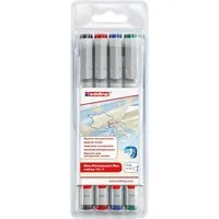 edding Marker Edding Folienschreiber Non-permanent Pen 151 F, 4er Set