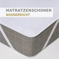 Matratzenschoner Matratzenauflage mit Gummibändern Lavea, wasserdicht, atmungsaktiv, pflegeleicht
