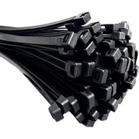 HORZEFIX Kabelbinder set schwarz lang uv beständig Universalbinder 2,5, 3,6, 4,8, 7,6 breit (Packung, 500-St., VPE= 5 x 100 Kabelbinder im Polybeutel) Temperaturbeständig/wetterfest