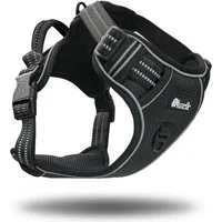Bluzelle Hunde-Sicherheitsgeschirr Hundegeschirr mit Tasche / kleine Hunde XS / Anti-Zug Reflektierend, Polyester, Nylon, EVA Schaumstoff, Zugstopp Hundeweste Brustgeschirr mit Griff / Atmungsaktiv, Gepolstert