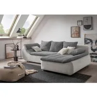 Home affaire Ecksofa Imola, bequem, aktuelle Steppung im Sitz, L-Form, Breite 270cm, wahlweise mit Bettfunktion