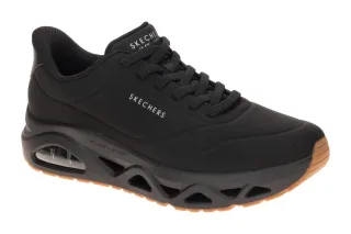 Skechers 183420 B Herrensportliche Slipper Schwarz - UNO GLIDE STEP