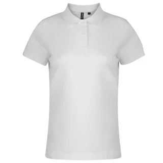 Asquith & Fox - Unifarbenes Poloshirt - Damen (Weiß)