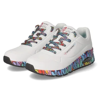 Skechers Low Sneaker RAVAGED LOVE  Weiß - Gr. 37 -  Textil