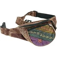 Guru-Shop Gürteltasche Bestickte Ethno Sidebag, Nepal Gürteltasche -..