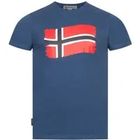Geographical Norway Kurzarmshirt Geographical Norway T-Shirt Herren Shirt Hemd Sommer Baumwolle Print