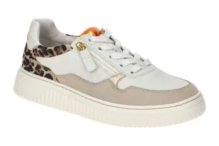 Gabor 86.408.61 Damen Halbschuhe Sneaker Wei? offwhite puder natu Schuhe Echt...