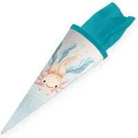 itenga Schultüte itenga Geschwister Schultüte 35cm Axolotl