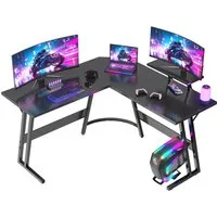 Furnicopia Eckschreibtisch L-Form Spedition Schreibtisch Computer Schreibtisch Spieltisch 130cm