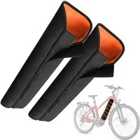 LuxusKollektion Akku-Schutzhülle E-Bike Akku Schutzhülle 2er Set wasserdicht für Rahmen 28-36 cm