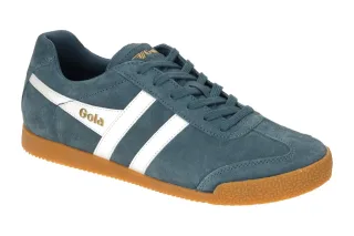 Gola CMA192HW HARRIER Herren Sneakers blau baltic/white Echtleder Textil Synt...