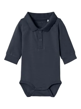 NAME IT - NBMHOLGER LS POLO BODY NOOS Dark Sapphire - Gr. - 80