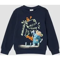s.Oliver Sweatshirt Sweatshirt Kuscheliges Sweatshirt mit Fotoprint