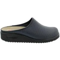 BERKEMANN Berkemann TEC-PRO THORDU, WORK - Linie, Glattleder, blau, Wechselfußbe Clog
