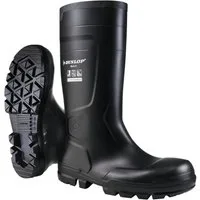 Dunlop Gummistiefel Sicherheitsstiefel Work-It FullSafety Black PVC SR LO LG S5