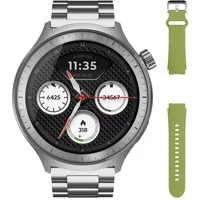 Motorola Moto Watch 2 Gesundheitsuhr Fitnessuhr mit Bluetooth Telefonie Smartwatch, Dual-Frequenz-GPS, Herzfrequenz- und Sauerstoffüberwachung