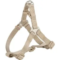 TRIXIE Hunde-Geschirr Premium One Touch Geschirr - sand - 40–50 cm/15 mm, Gurtband